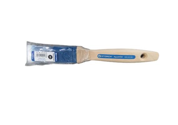 Flach-Pinsel AquaSTAR blau-weiss PA Holzst.Premium 50 mm (VE 6 pro Krt.)Stk.,inkl.LSVA