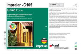 Impralan Grund G105 farblos,