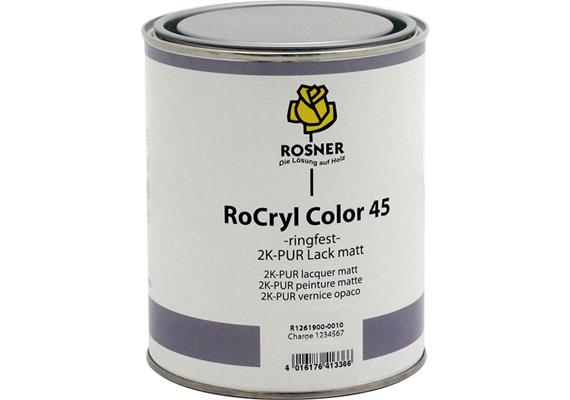 Rosner RoCryl Color 45, ringfest, RAL 9010, 25 lt.