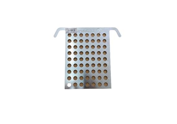 Abstreifgitter Metall klein 14.5x20 cm (VE 10 pro Krt.)