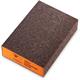 Eponges abrasives, 69x98 mm, superfine K320, SIA 7990 siasponge block hart